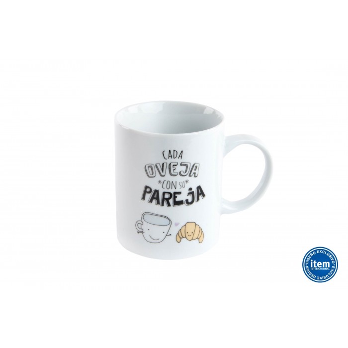 mug "cada oveja con su pareja"